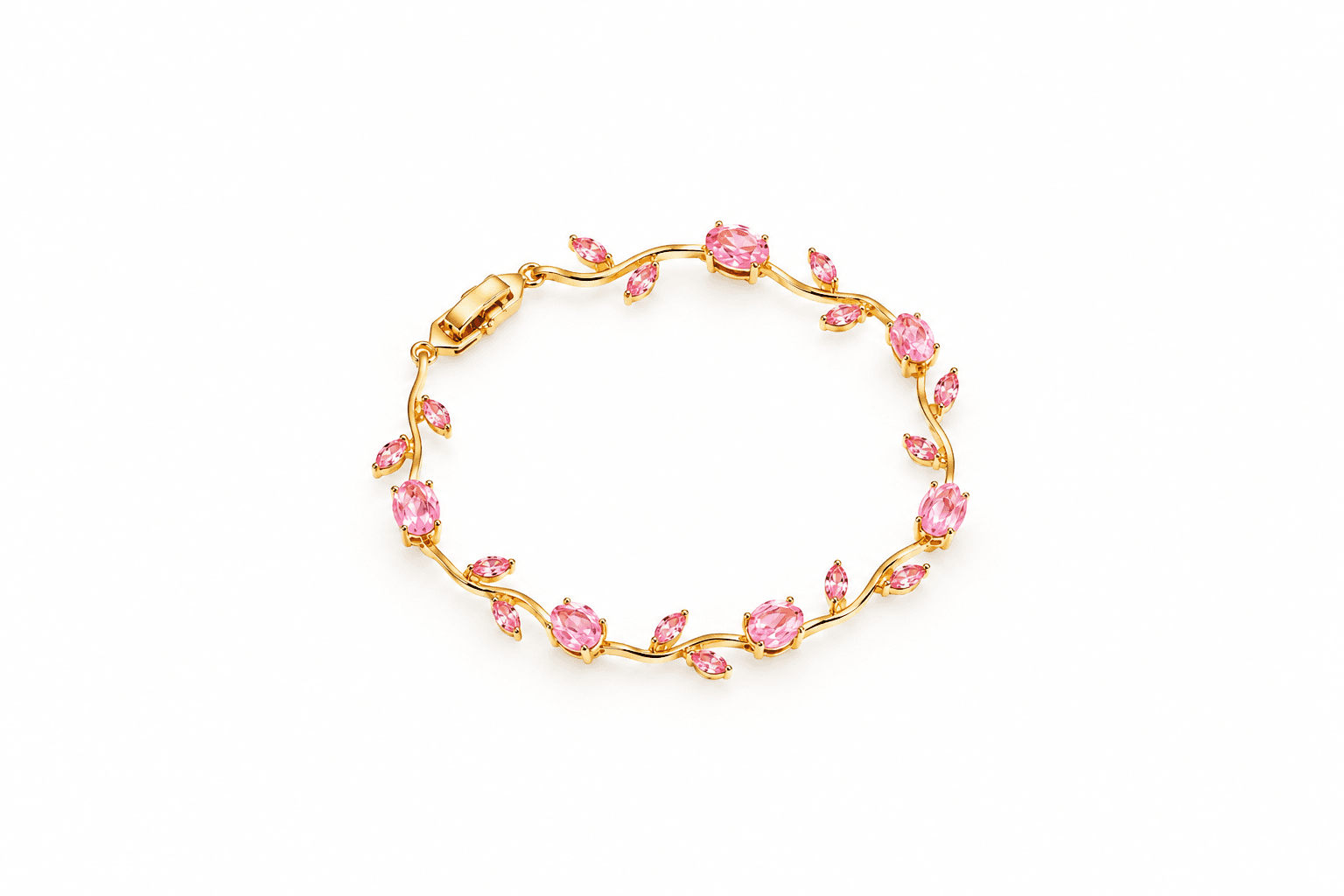 Pink Tulip Bracelet